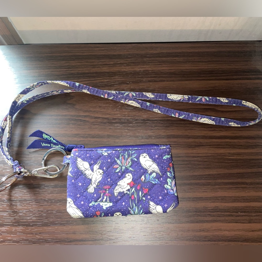 Vera Bradley wallet+ lanyard